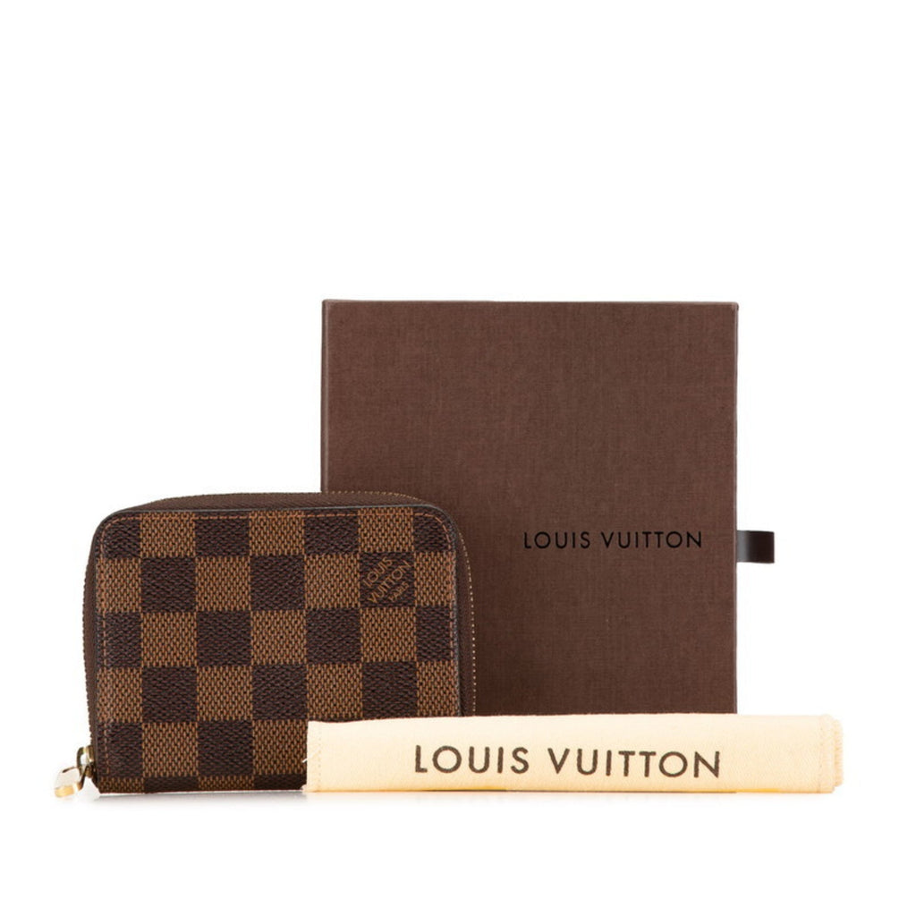 Louis Vuitton Brown Pvc Leather Coin Purse/Coin Case (Pre-Owned)