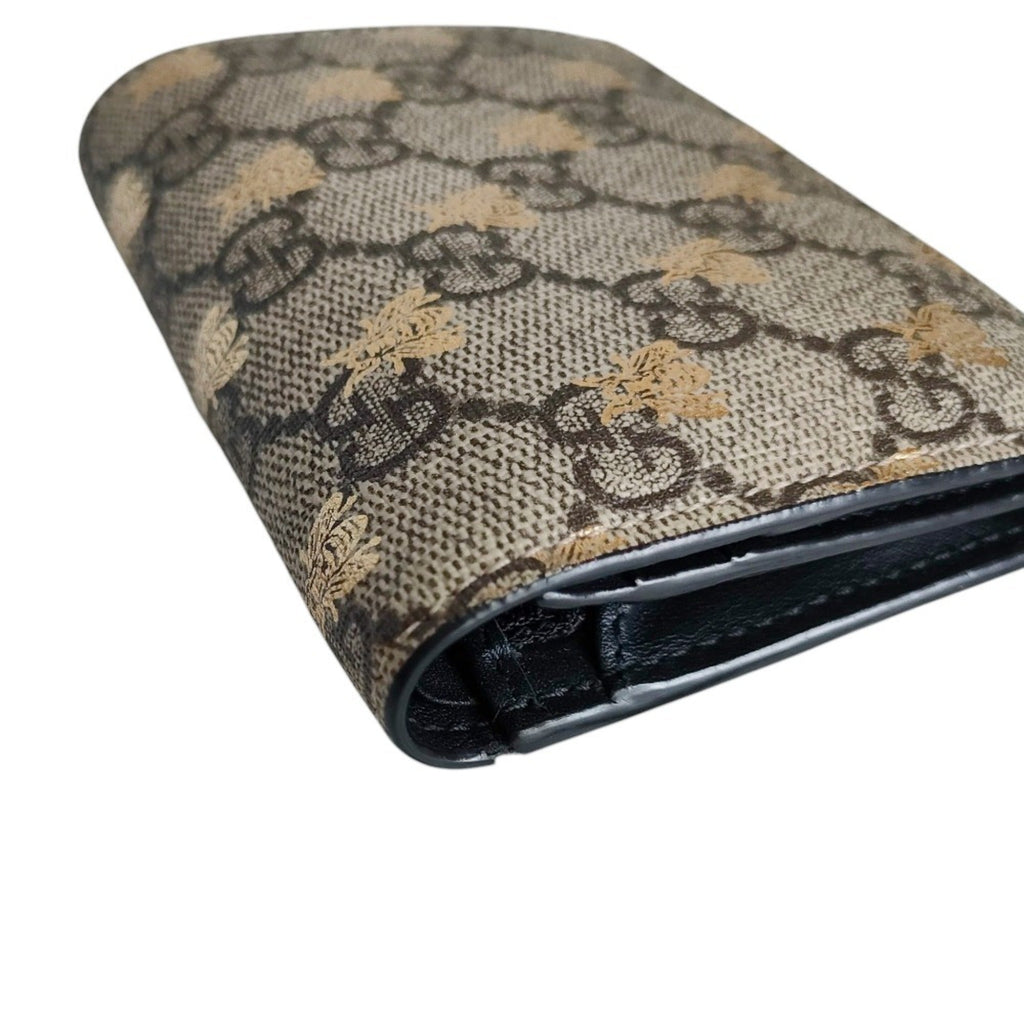 Gucci Beige Brown Gg Supreme Wallet (Bi-Fold) (Pre-Owned)