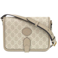 Gucci Beige Gg Supreme Shoulder Bag (Pre-Owned)