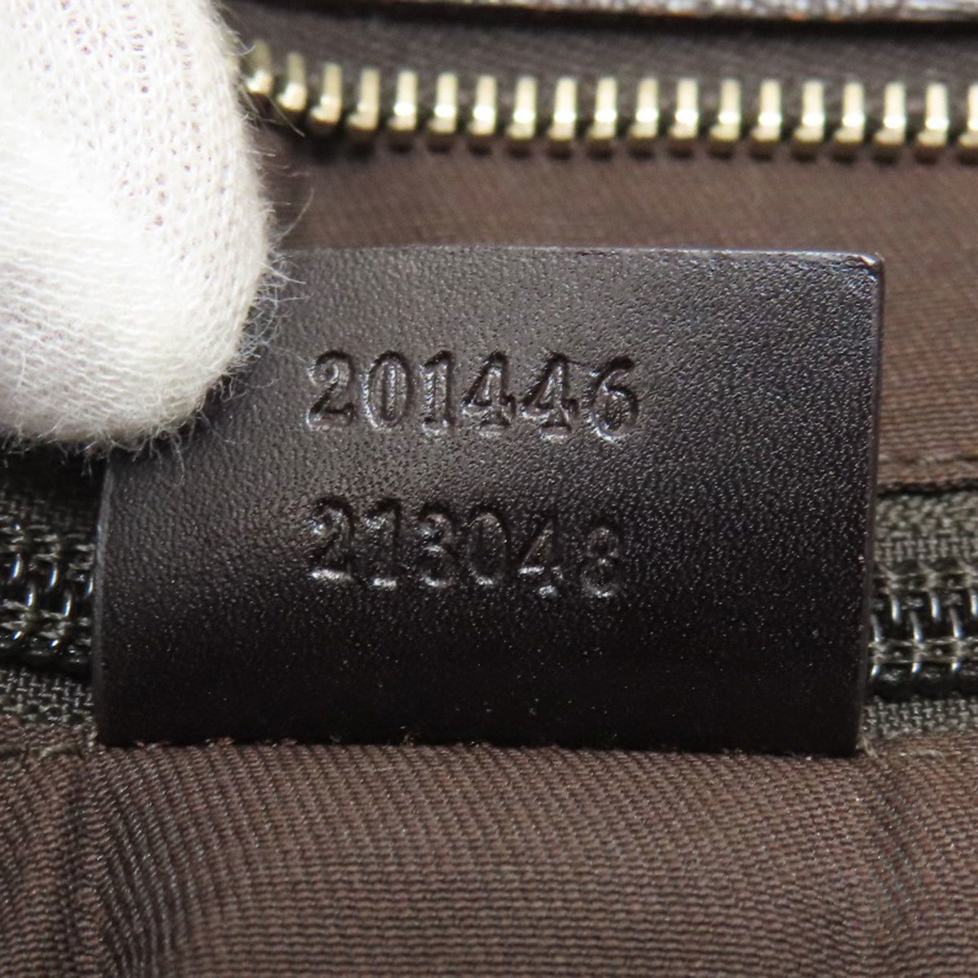Gucci Brown Leather Shoulder Bag (Pre-Owned)