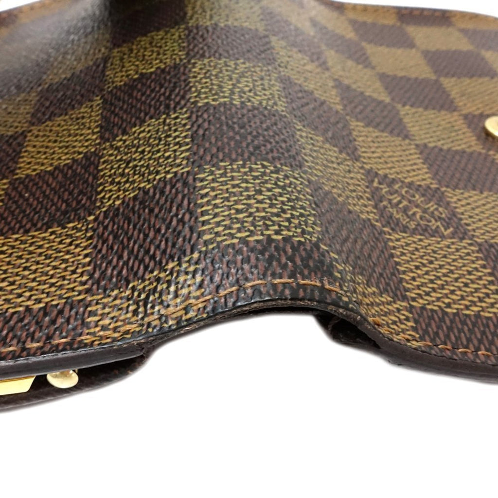 Louis Vuitton Damier Damier Canvas Ebene Damier Canvas Wallet (Bi-Fold) (Pre-Owned)