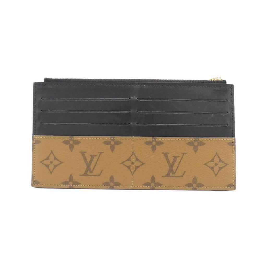 Louis Vuitton Marron Coated Canvas Long Wallet (Bi-Fold) (Pre-Owned)