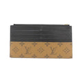 Louis Vuitton Marron Coated Canvas Long Wallet (Bi-Fold) (Pre-Owned)