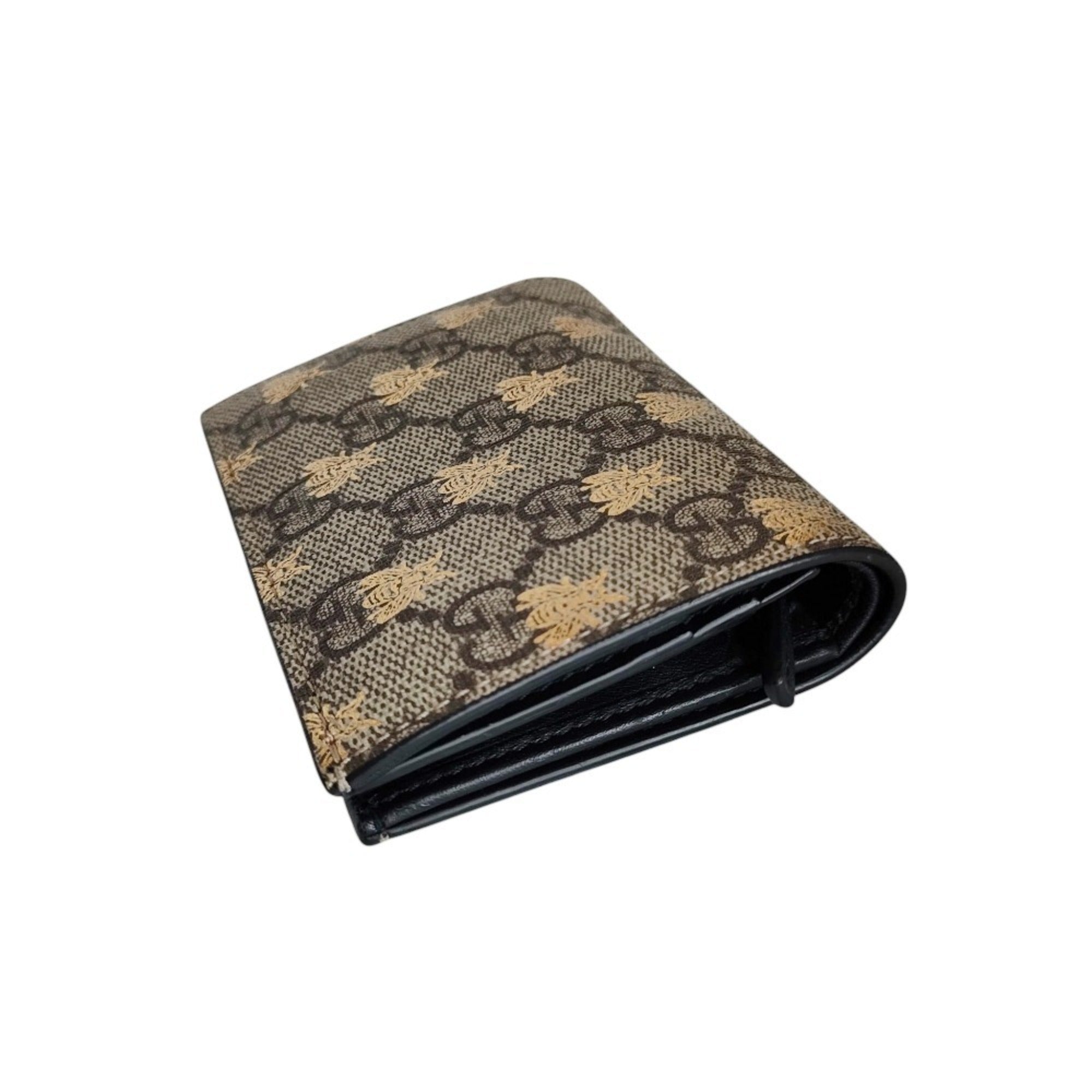 Gucci Beige Brown Gg Supreme Wallet (Bi-Fold) (Pre-Owned)
