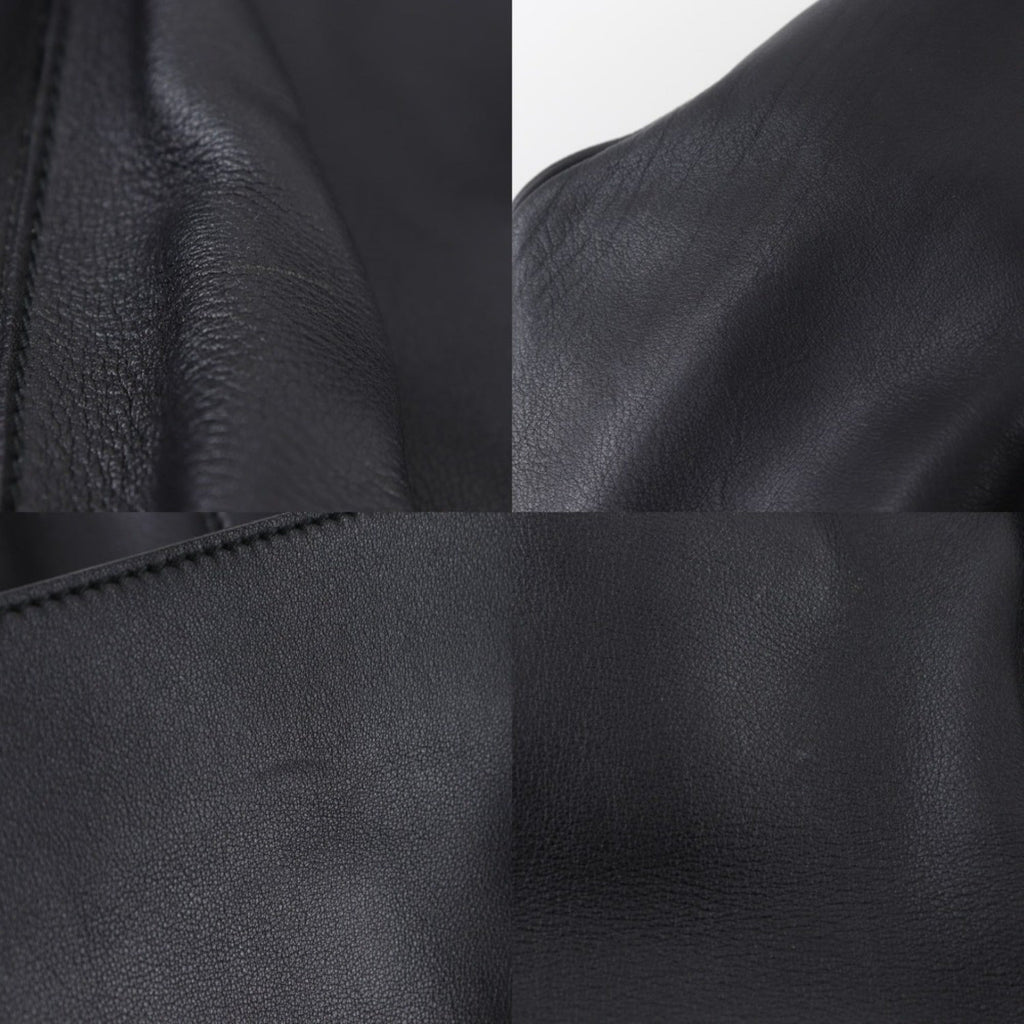 Gucci Black Leather Boston Bag (Pre-Owned)
