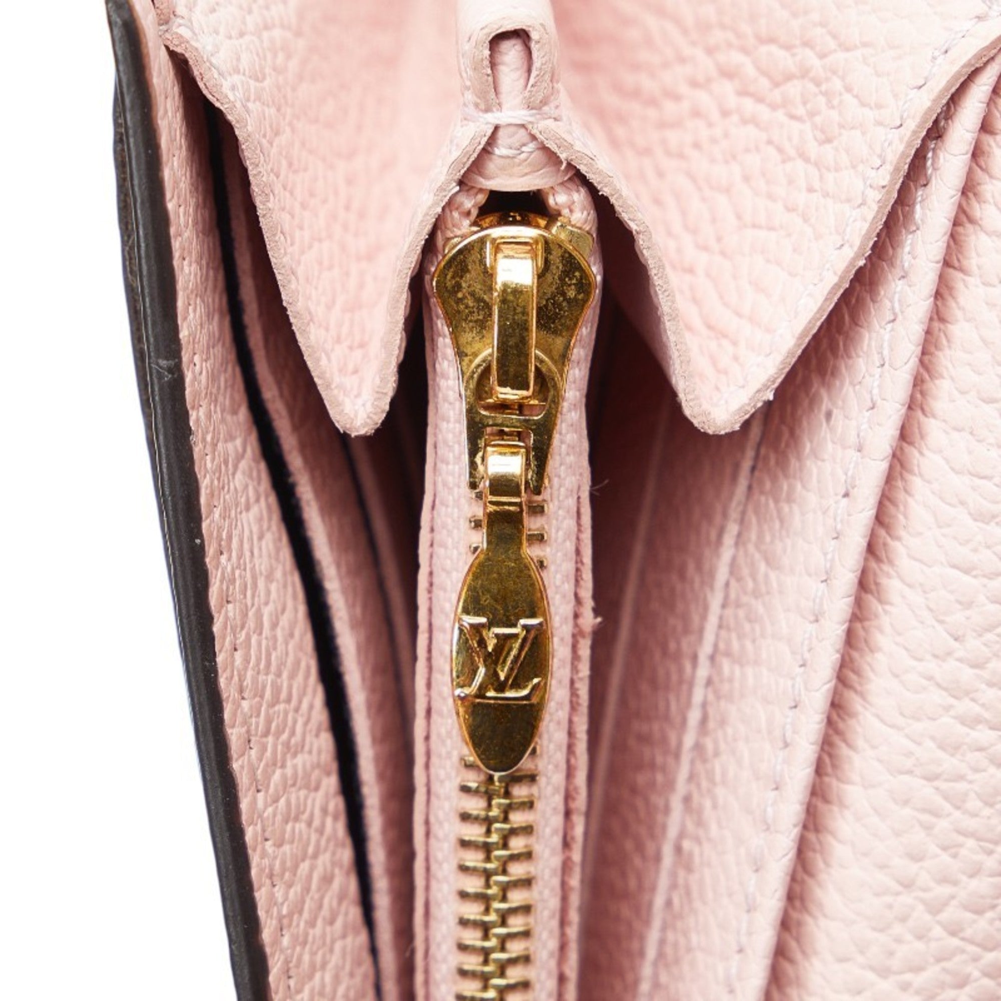 Louis Vuitton Damier Brown Damier Canvas Magnolia Pink Pvc Coin Purse/Coin Case (Pre-Owned)
