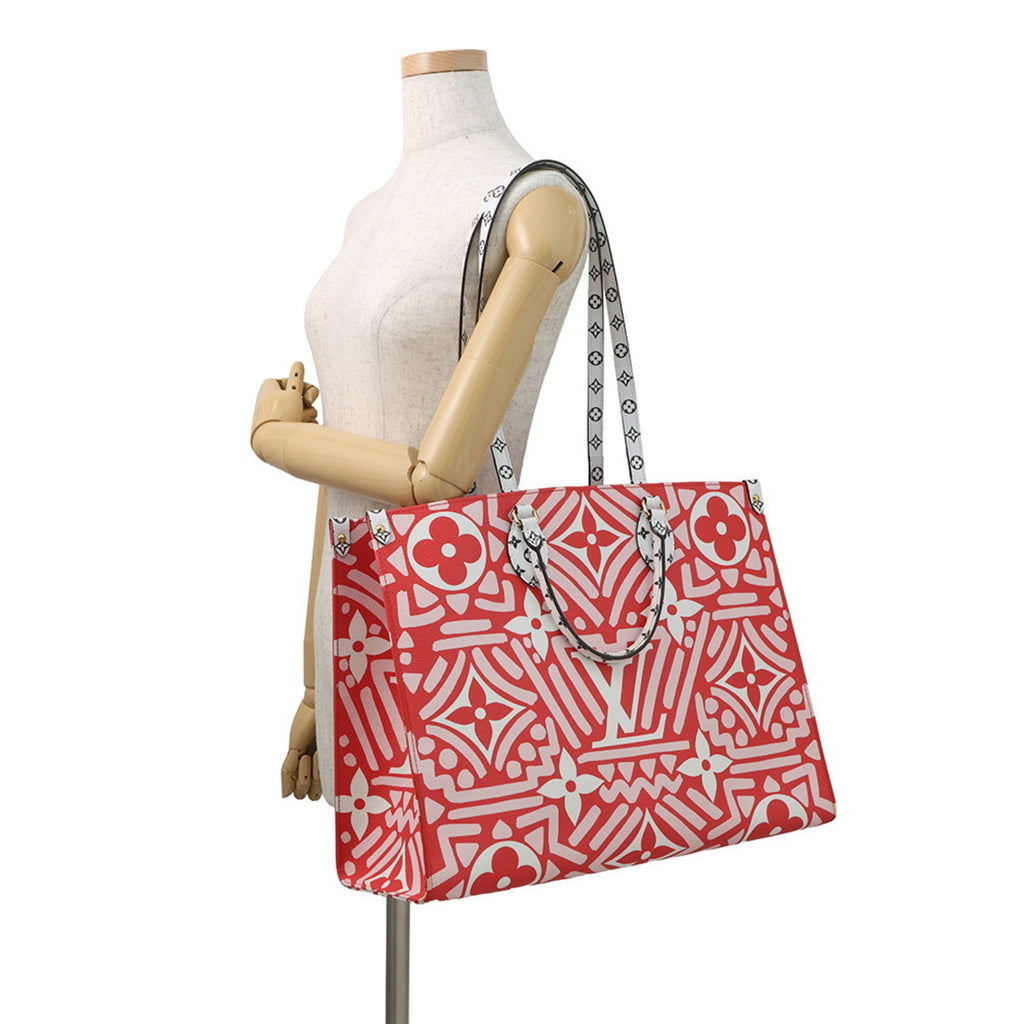 Louis Vuitton Monogram Red Color Monogram Shoulder Bag Tote Bag (Pre-Owned)