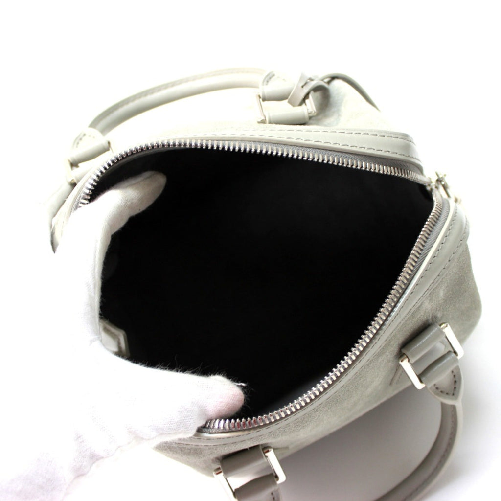 Louis Vuitton Gray Leather Handbag (Pre-Owned)