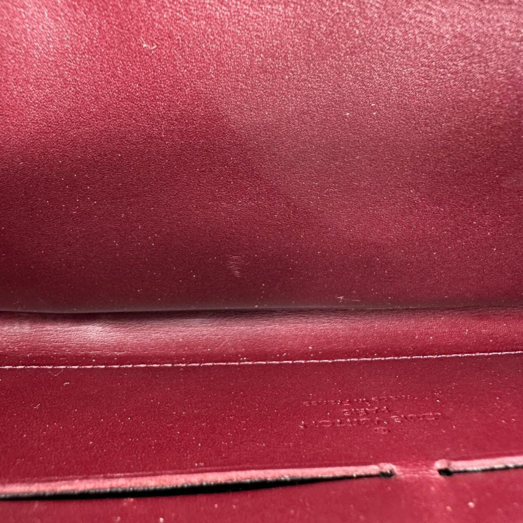 Louis Vuitton Monogram Vernis Magenta Monogram Vernis Long Wallet (Bi-Fold) (Pre-Owned)