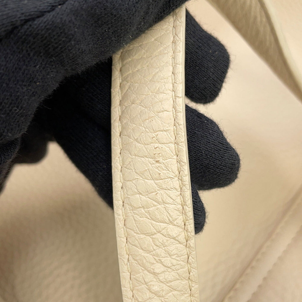 Bottega Veneta Black Ivory Leather Handbag (Pre-Owned)