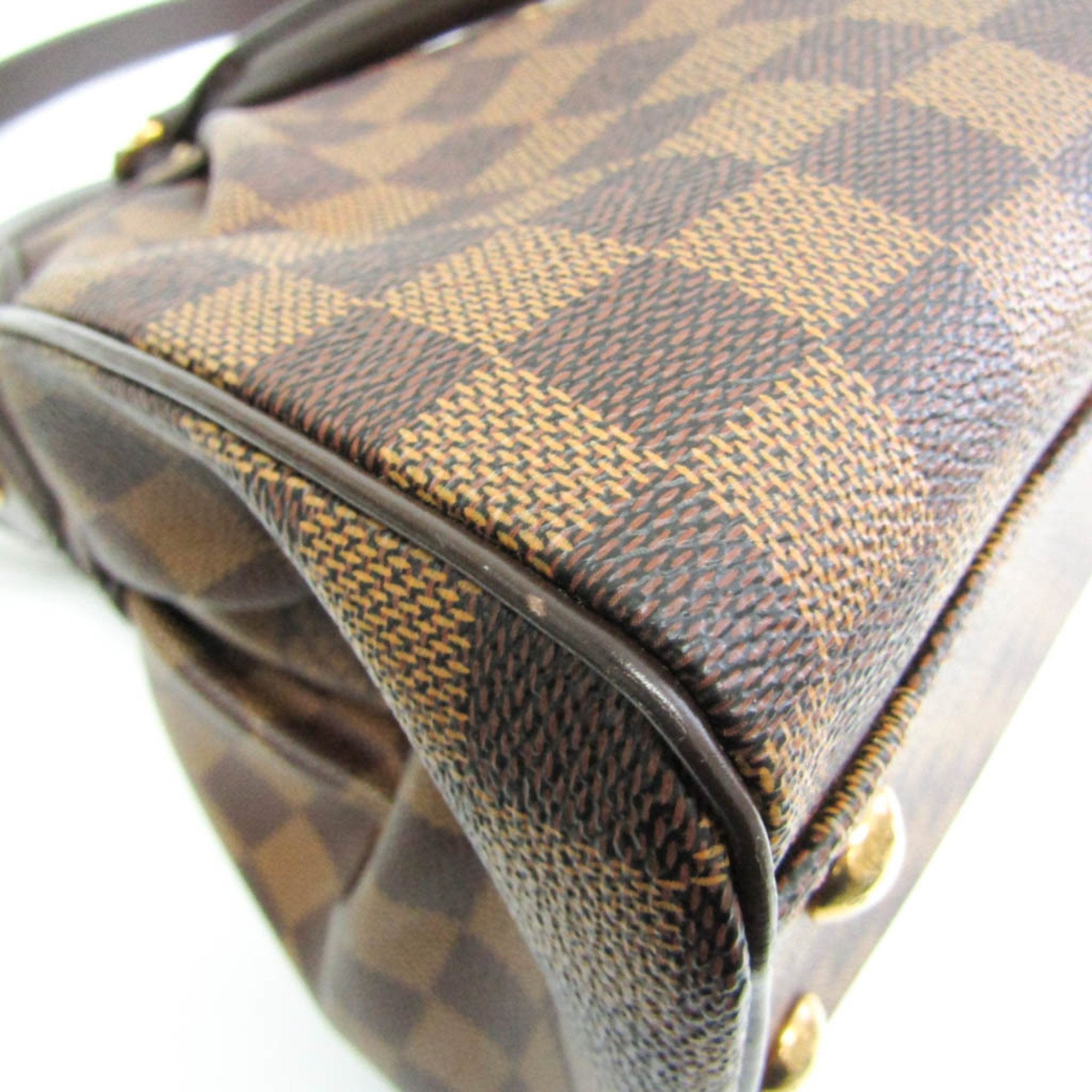 Louis Vuitton Damier Ebene Damier Canvas Handbag Shoulder Bag (Pre-Owned)