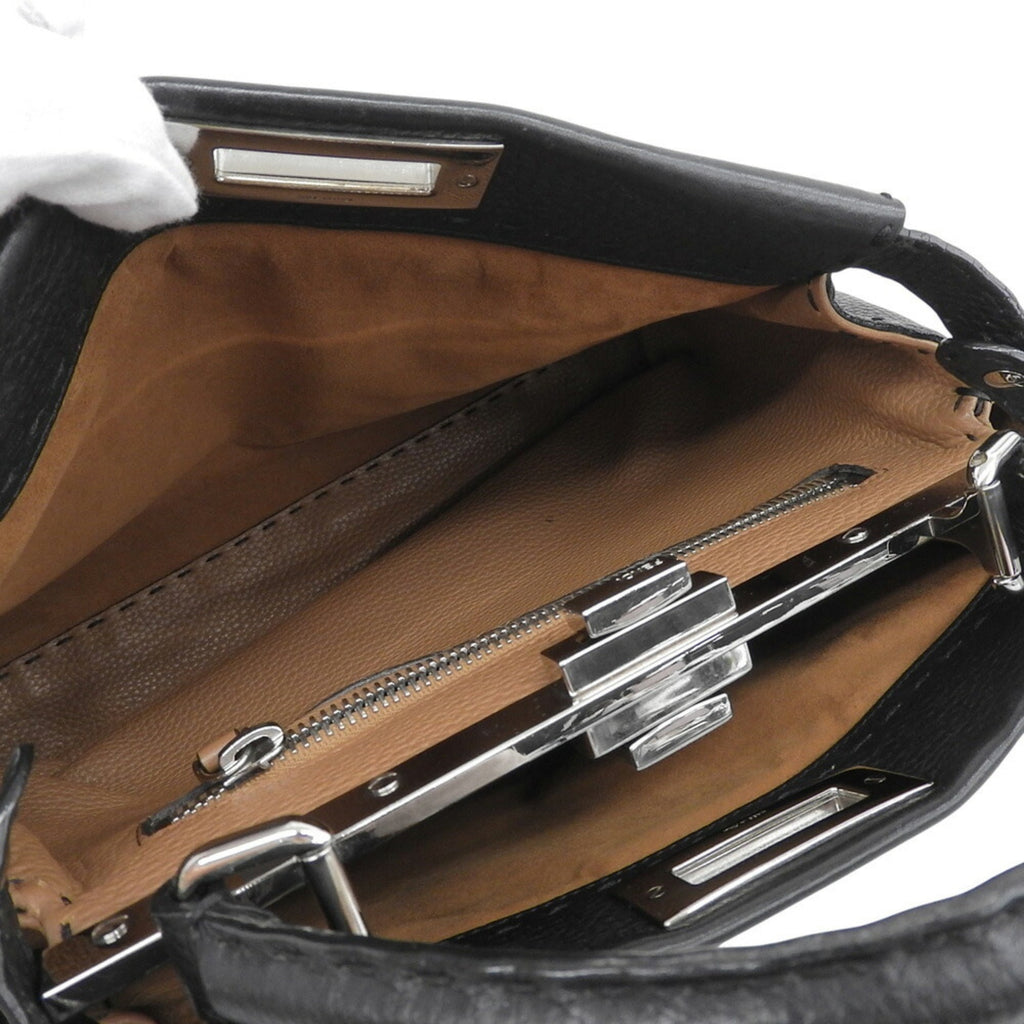 Fendi Black Leather Handbag (Pre-Owned)