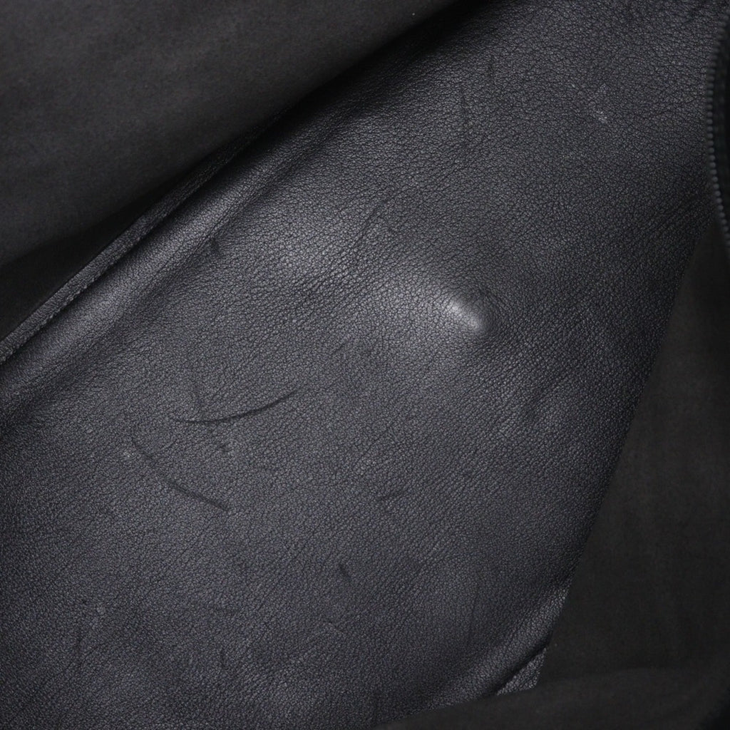Gucci Black Leather Boston Bag (Pre-Owned)