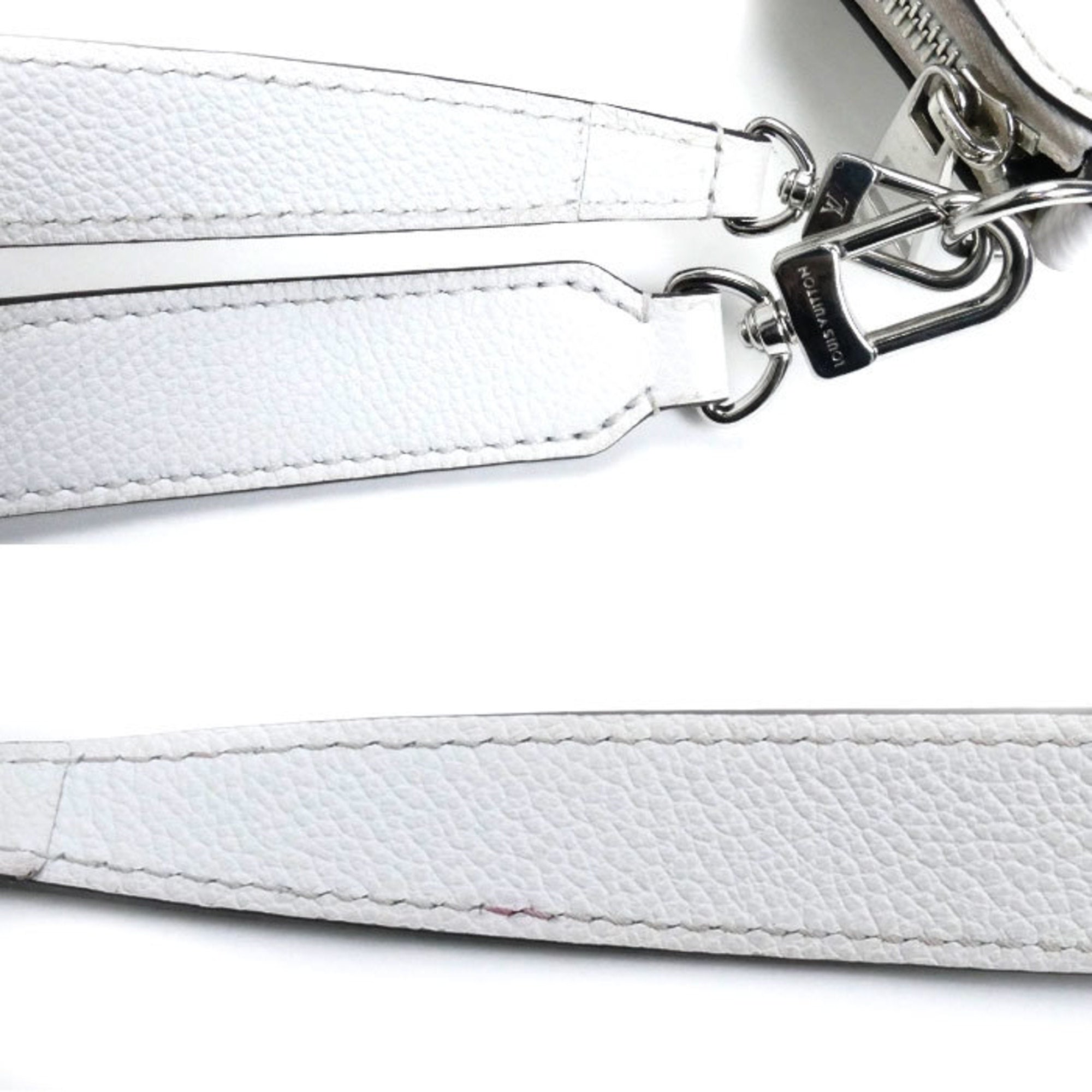 Louis Vuitton White Epi Leather Shoulder Bag (Pre-Owned)