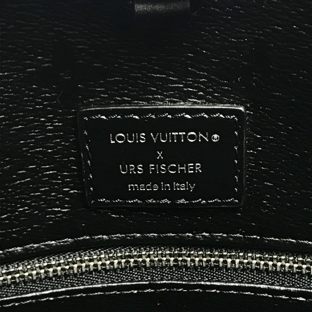 Louis Vuitton Black White Coated Canvas Handbag Tote Bag (Pre-Owned)