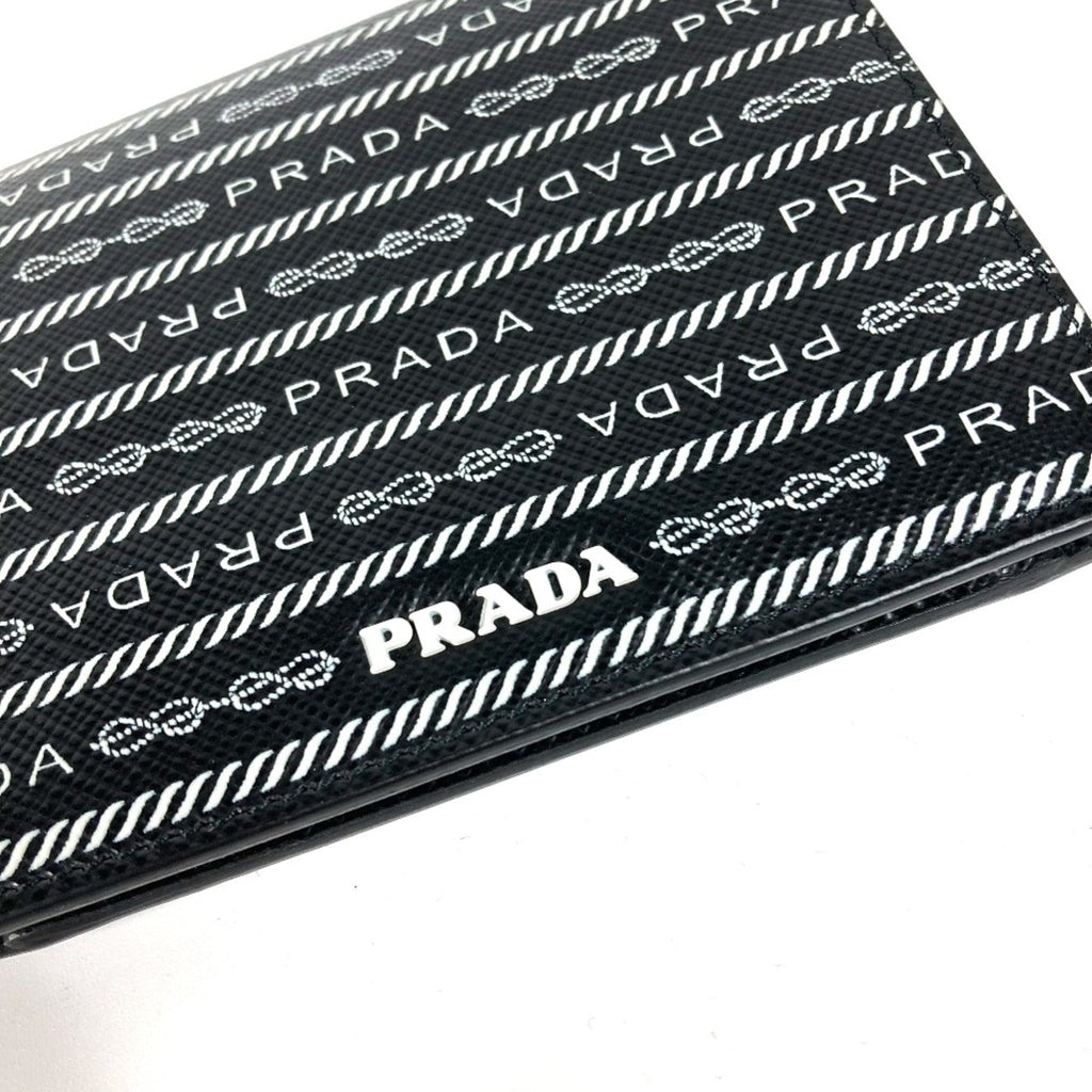 Prada Black Leather Wallet (Bi-Fold) (Pre-Owned)