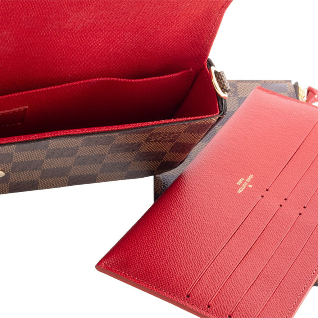 Louis Vuitton Brown Damier Canvas Ebene Damier Canvas Shoulder Bag (Pre-Owned)
