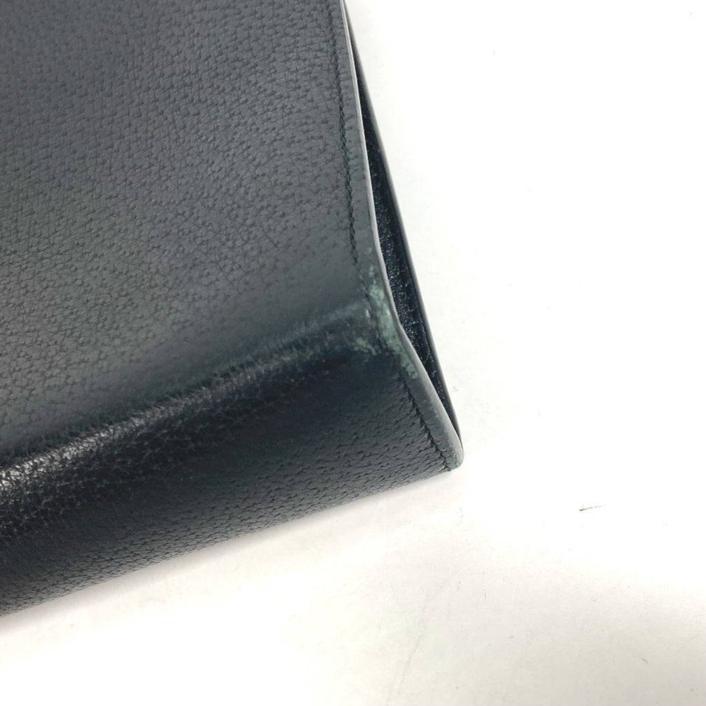 Gucci Black Leather Clutch Bag Pouch (Pre-Owned)