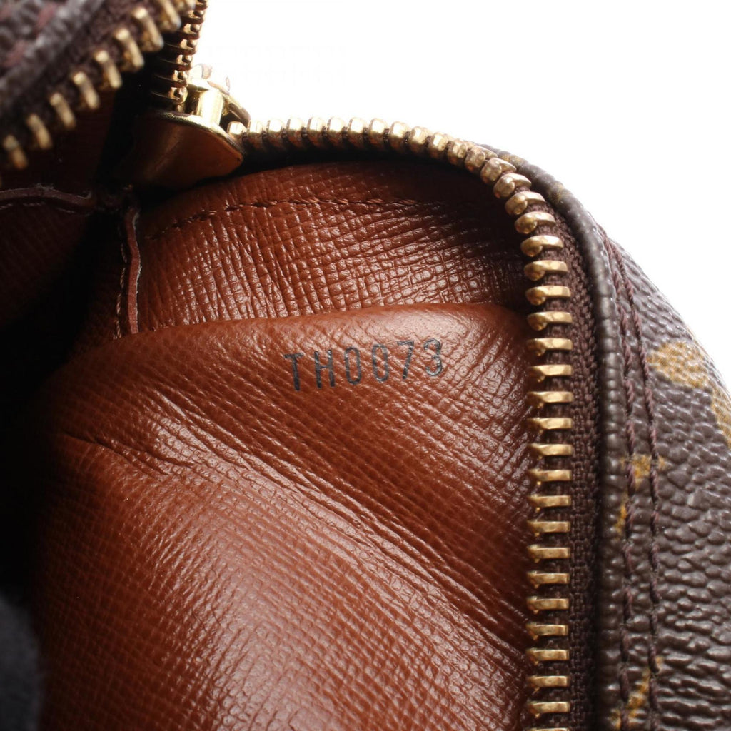 Louis Vuitton Monogram Brown Coated Canvas Leather Shoulder Bag (Pre-Owned)