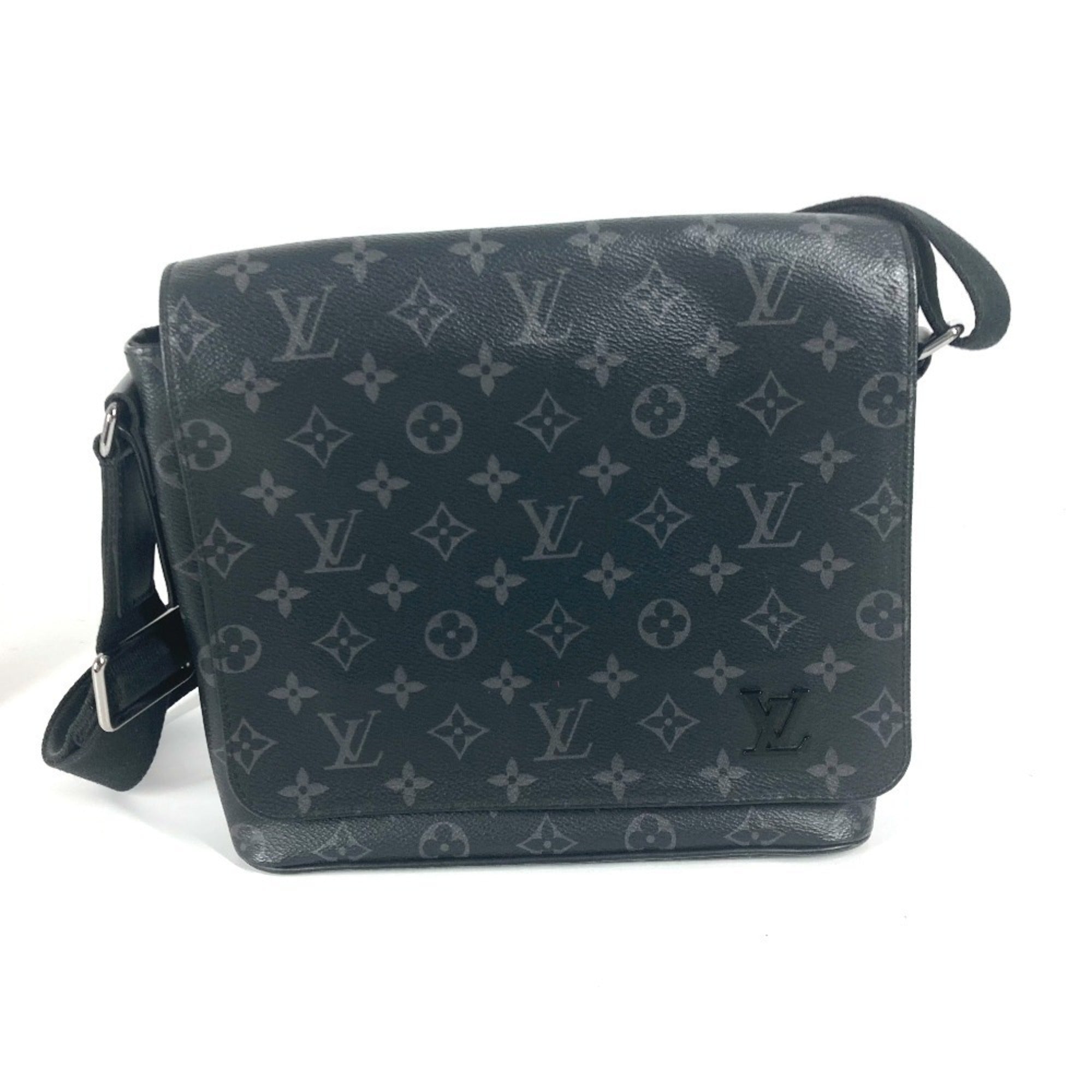 Louis Vuitton Black Monogram Eclipse Shoulder Bag (Pre-Owned)