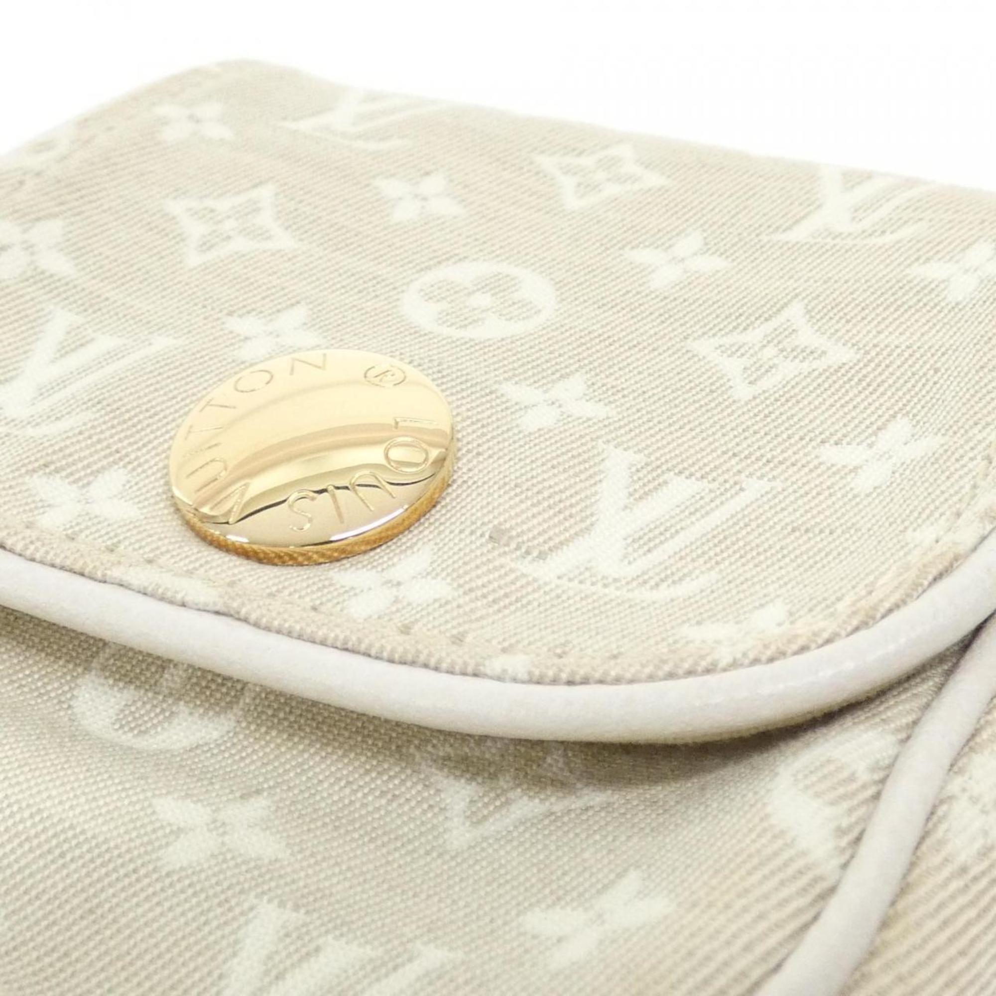 Louis Vuitton Ivory Canvas Handbag Pochette (Pre-Owned)
