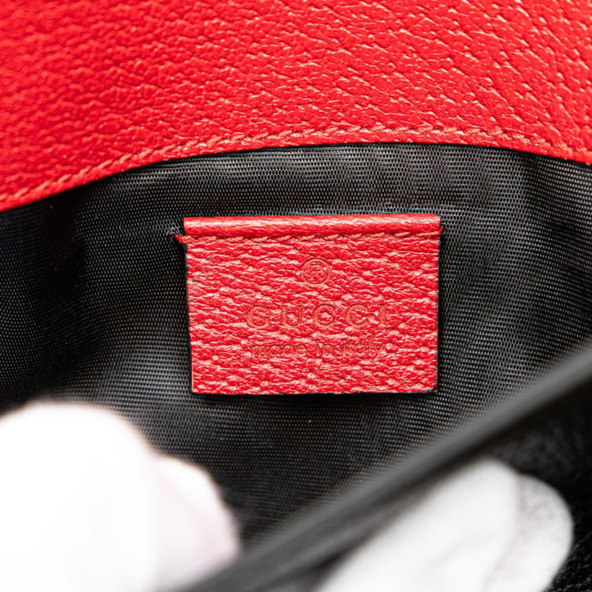Gucci Black Leather Briefcase Clutch Bag (Pre-Owned)