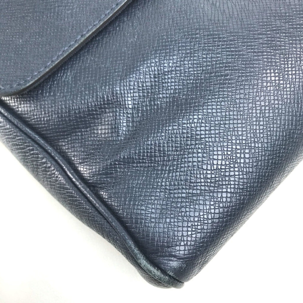 Louis Vuitton Navy Leather Shoulder Bag (Pre-Owned)