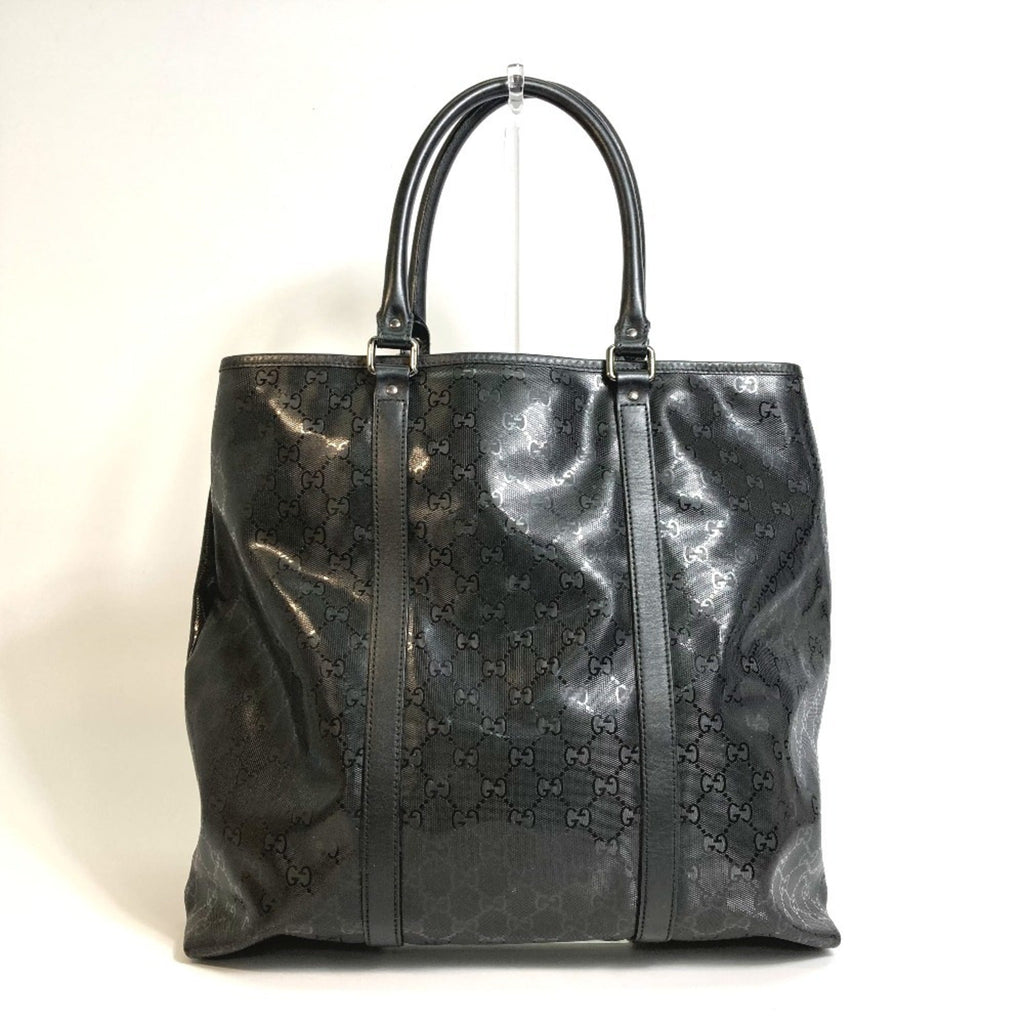 Gucci Black Gg Imprimé Tote Bag (Pre-Owned)