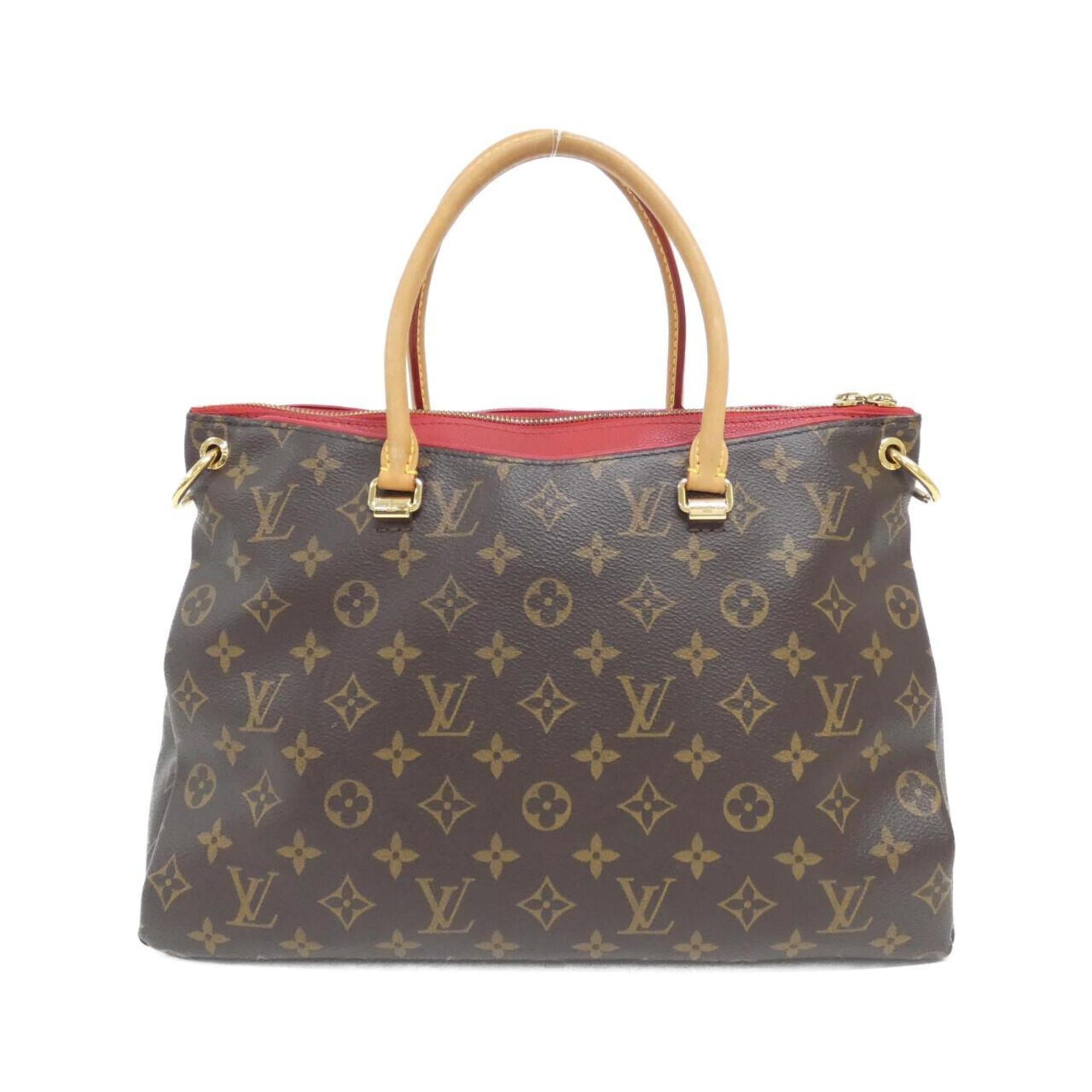 Louis Vuitton Cerise Marron Coated Canvas Handbag (Pre-Owned)