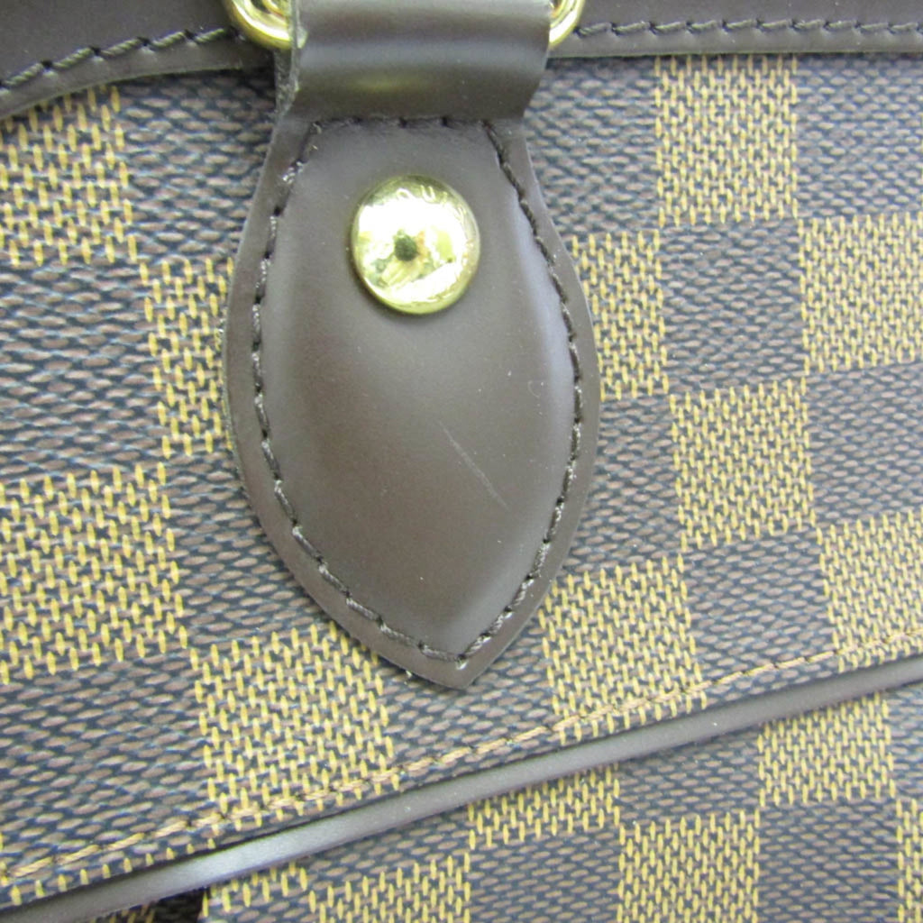 Louis Vuitton Damier Ebene Damier Canvas Handbag Shoulder Bag (Pre-Owned)