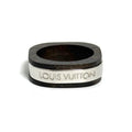 Louis Vuitton Metal Wood Band Ring (Pre-Owned)