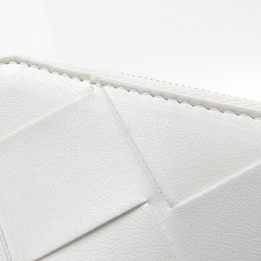 Bottega Veneta White Leather Wallet (Bi-Fold) (Pre-Owned)