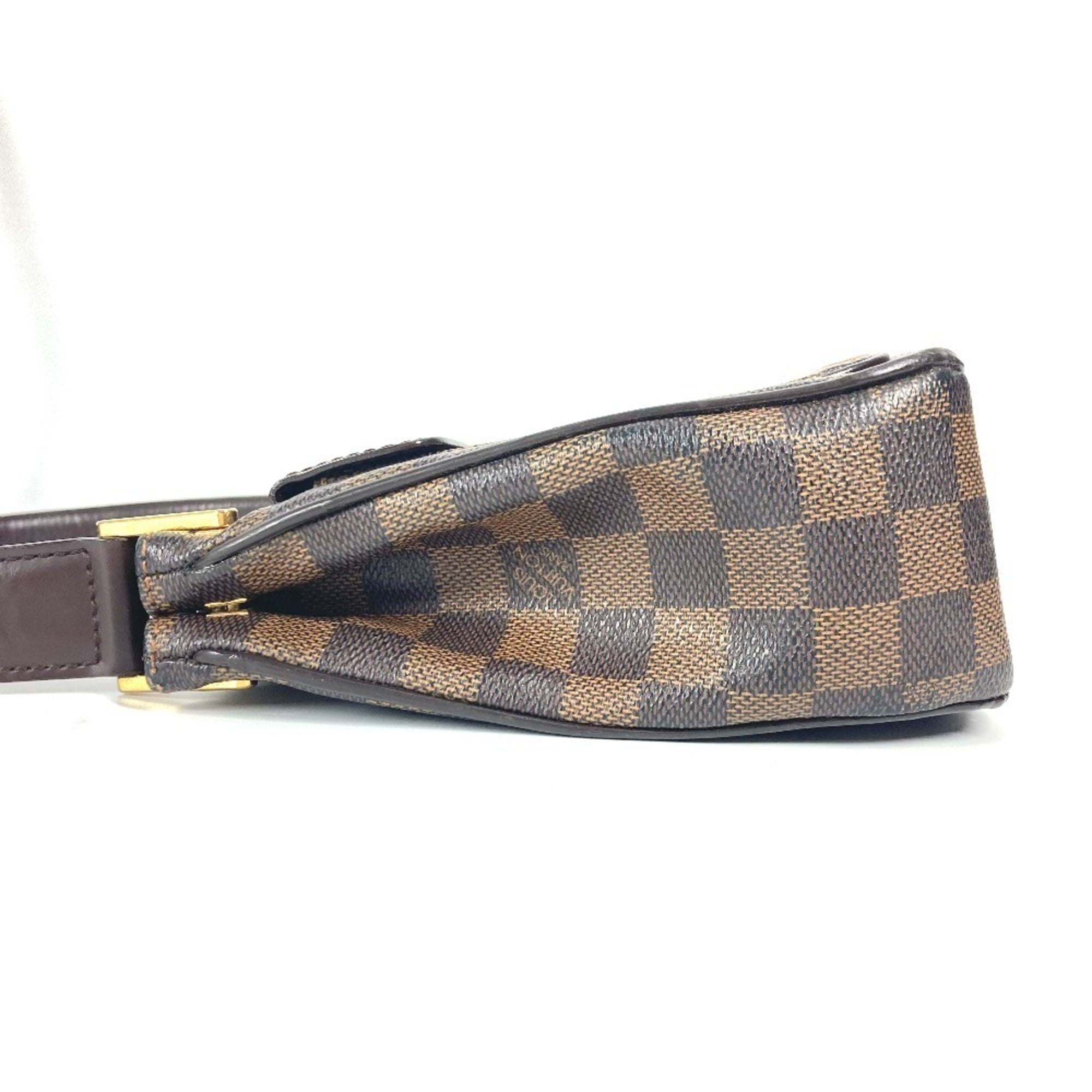 Louis Vuitton Brown Ebene Damier Canvas Shoulder Bag (Pre-Owned)
