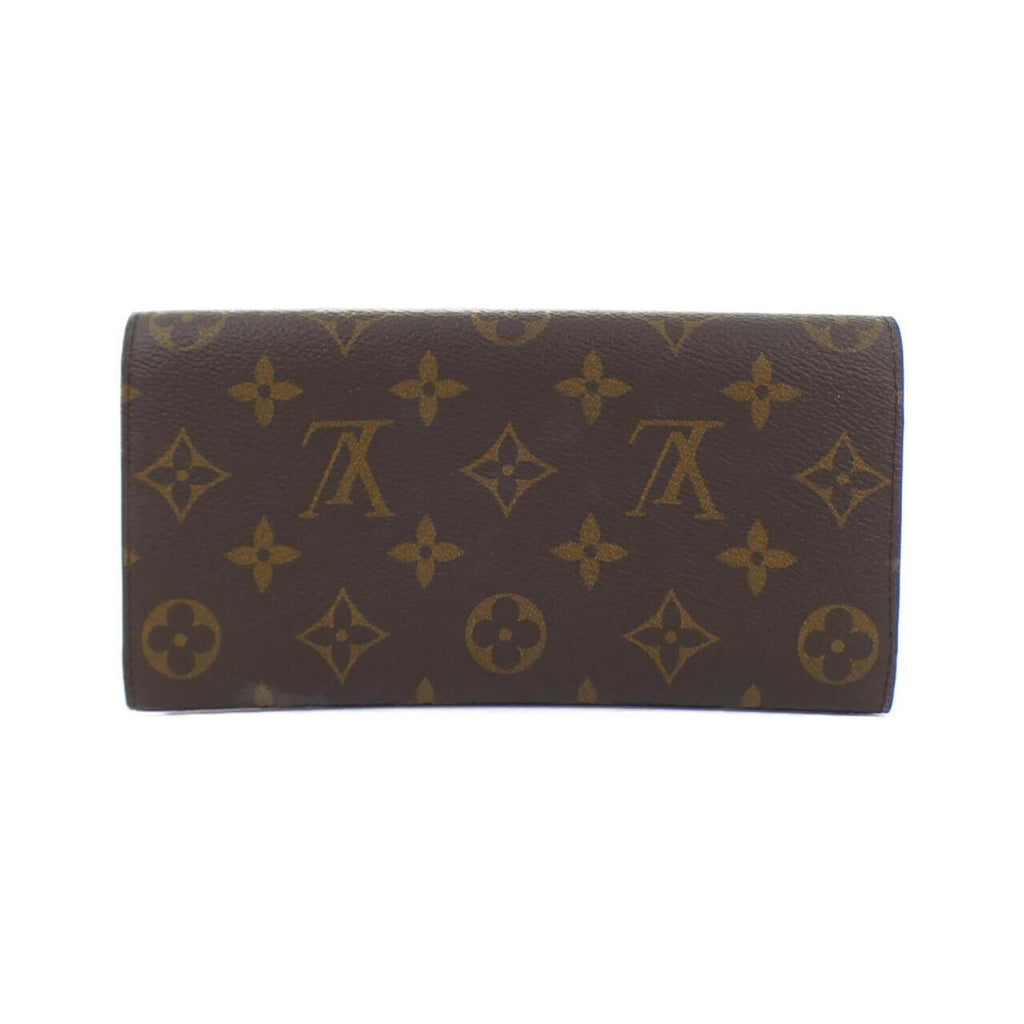 Louis Vuitton Brown Marron Rose Ballerine Coated Canvas Wallet (Bi-Fold) (Pre-Owned)