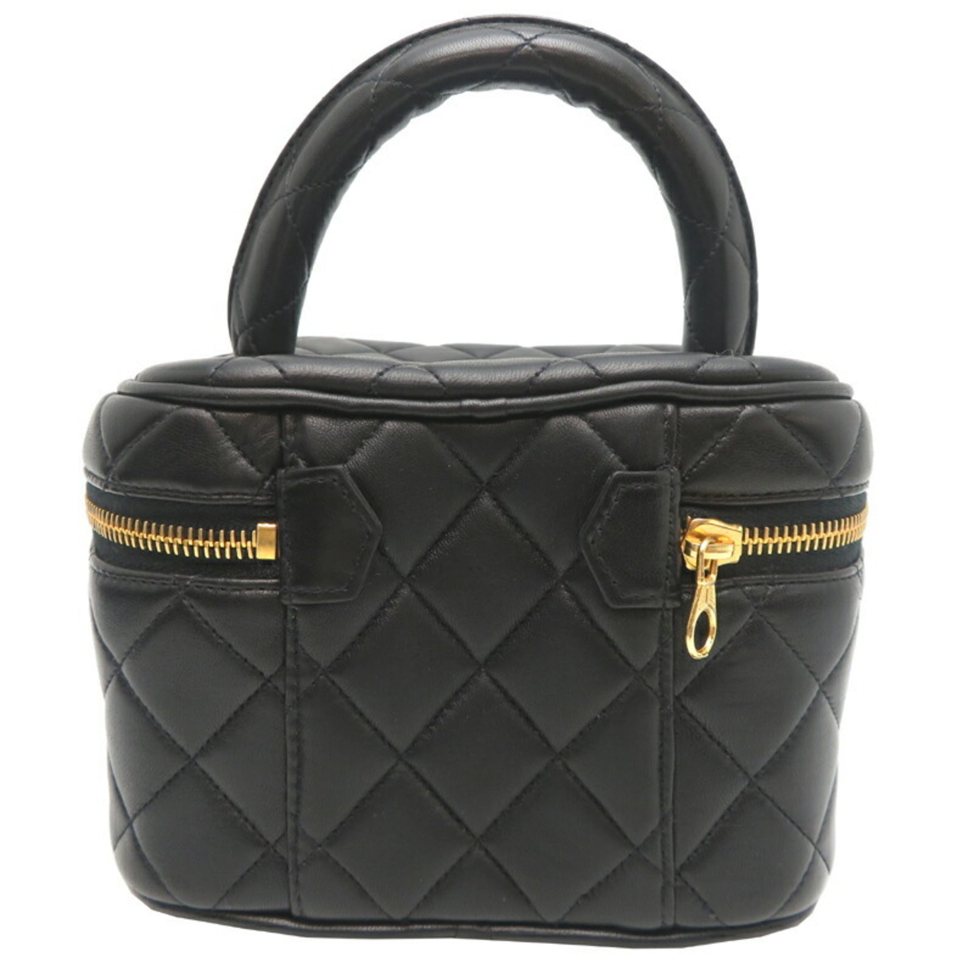 Chanel Black Leather Handbag (Pre-Owned)