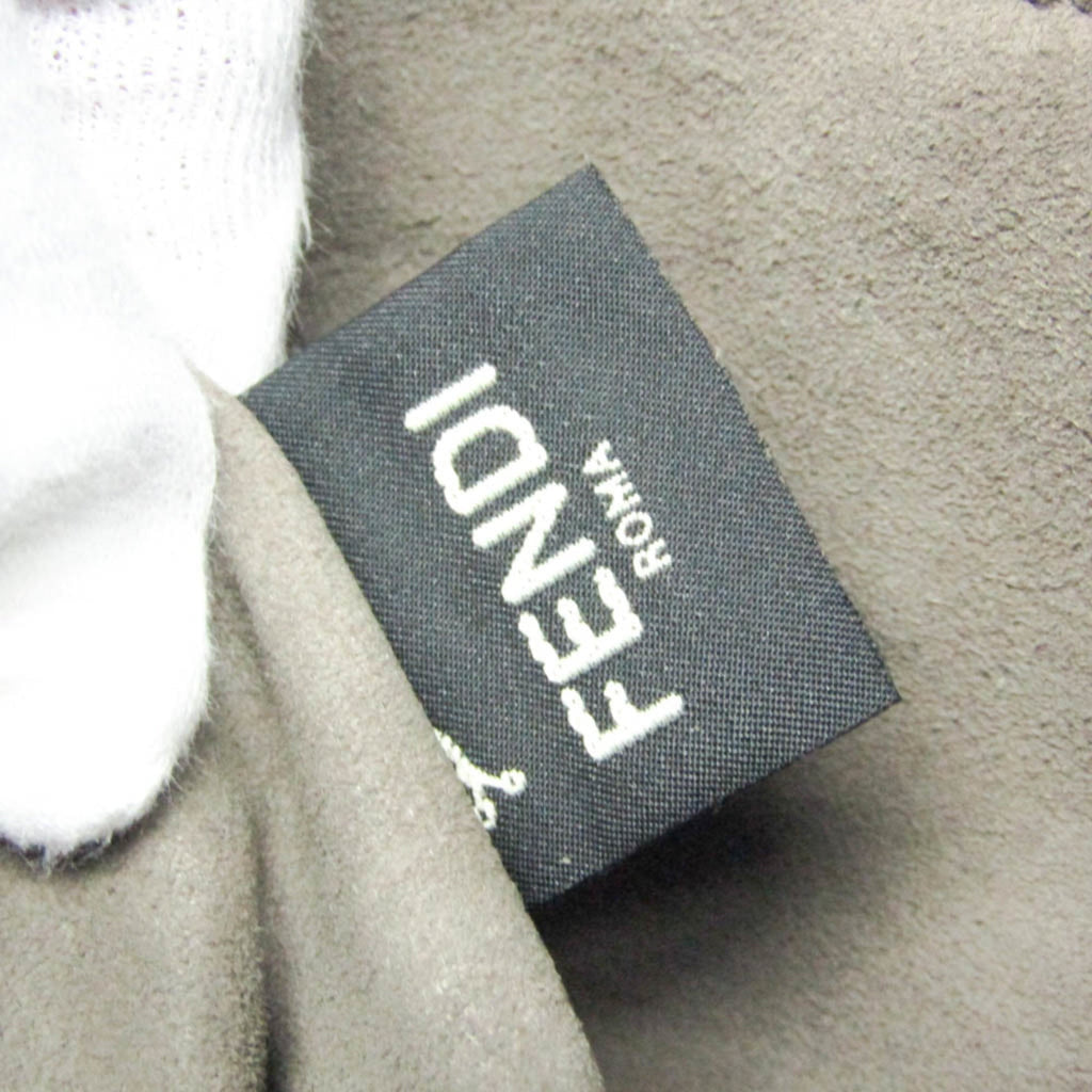 Fendi Red Color Leather Shoulder Bag (Pre-Owned)
