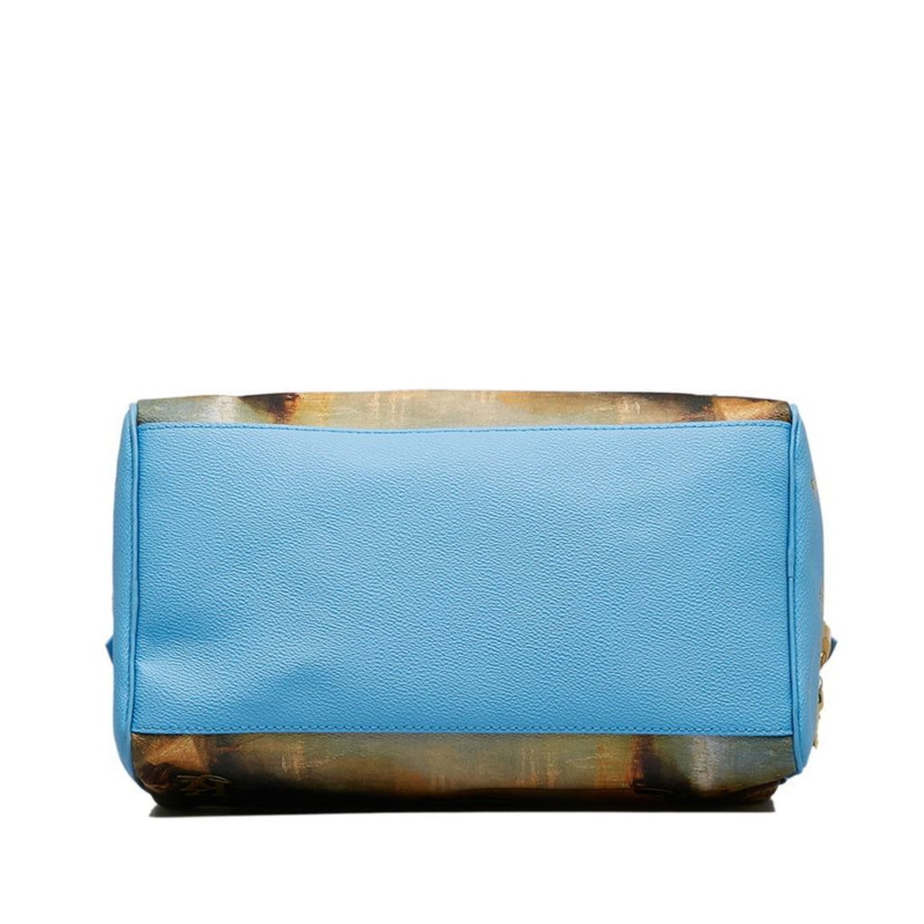 Louis Vuitton Blue Multi-Color Pvc Leather Handbag (Pre-Owned)