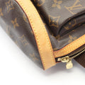 Louis Vuitton Brown Coated Canvas Leather Backpack (Pre-Owned)
