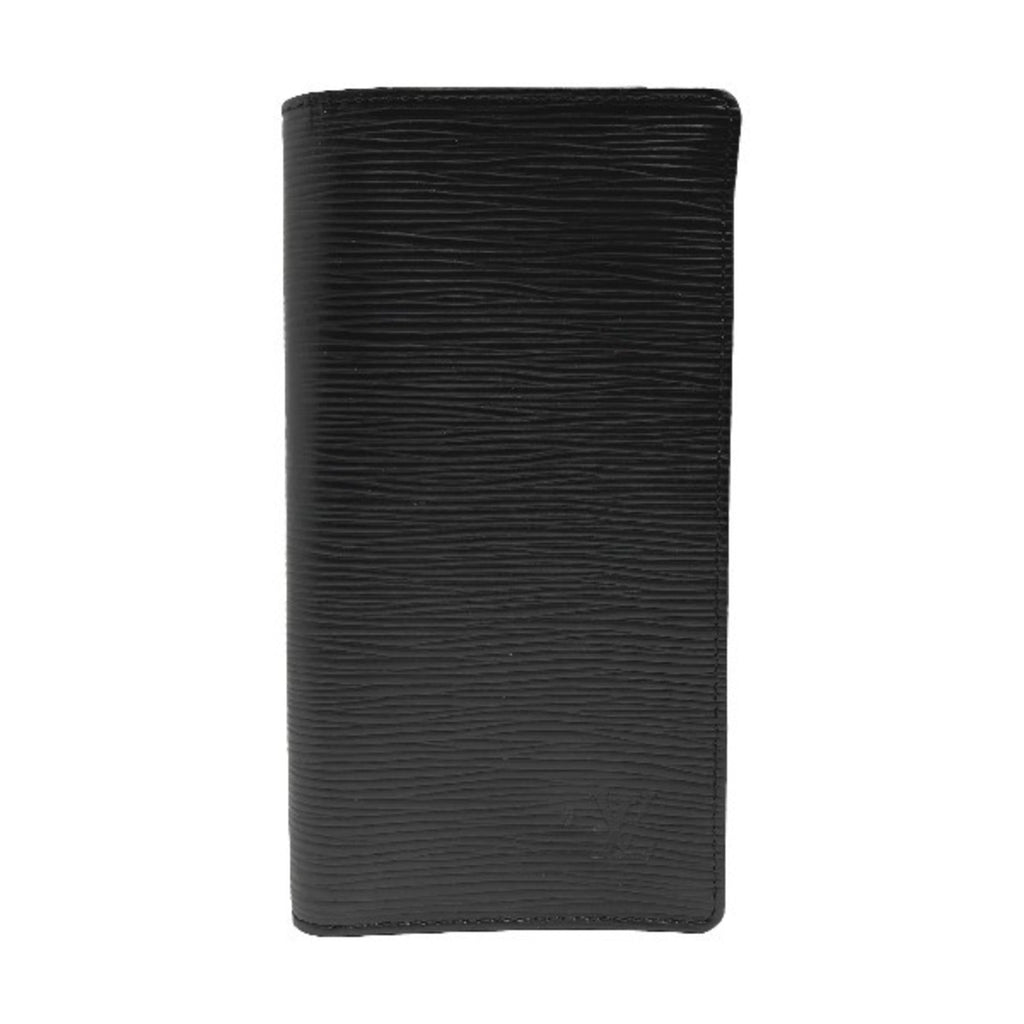 Louis Vuitton Epi Noir Epi Leather Long Wallet (Bi-Fold) (Pre-Owned)