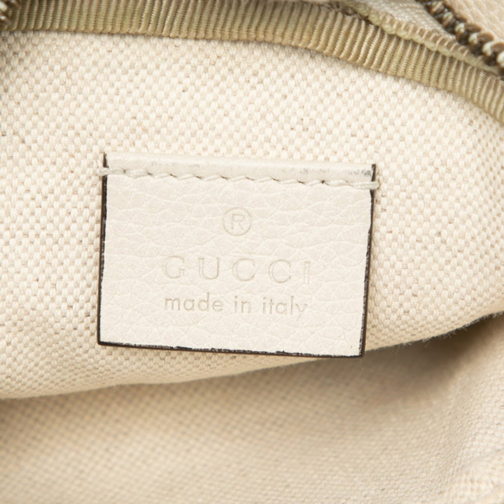 Gucci Beige Multi-Color Leather Shoulder Bag Sling Bag (Pre-Owned)