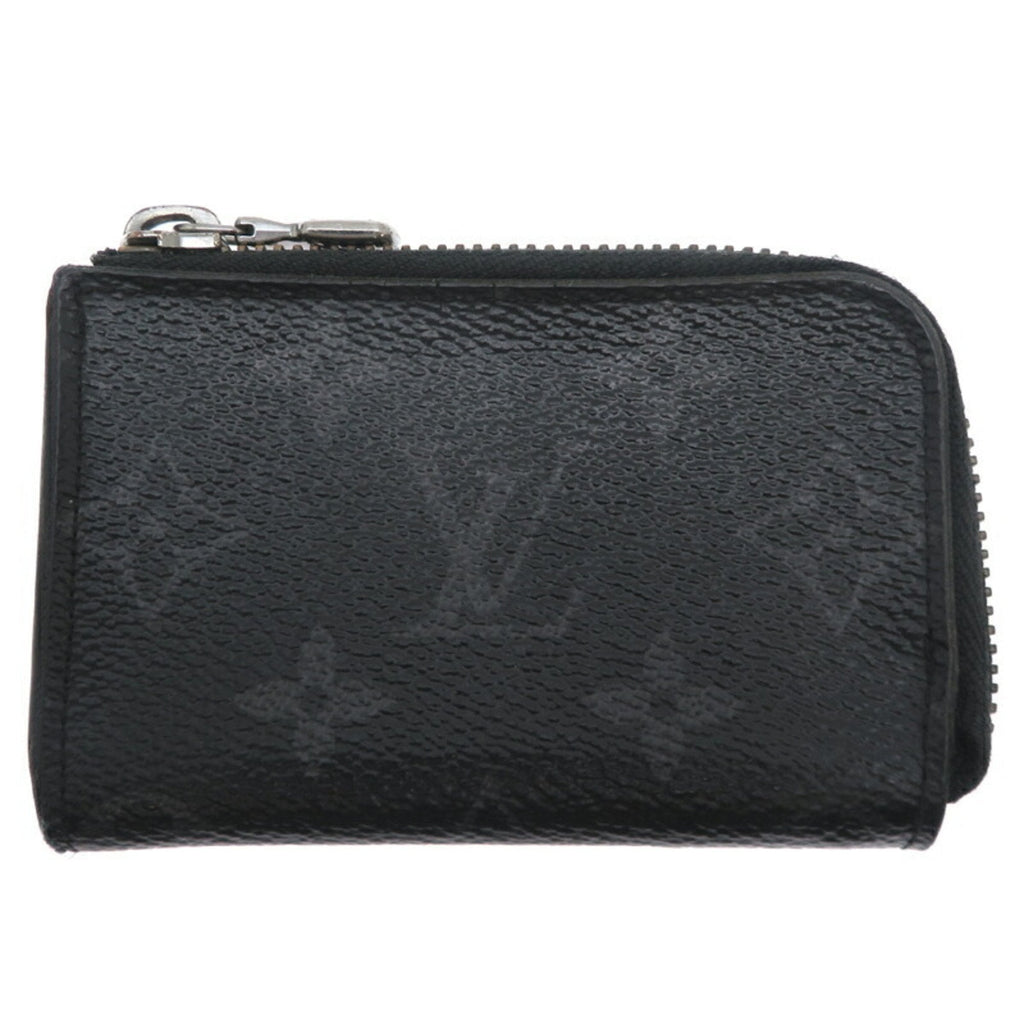 Louis Vuitton Black Monogram Eclipse Monogram Eclipse Coin Purse/Coin Case (Pre-Owned)