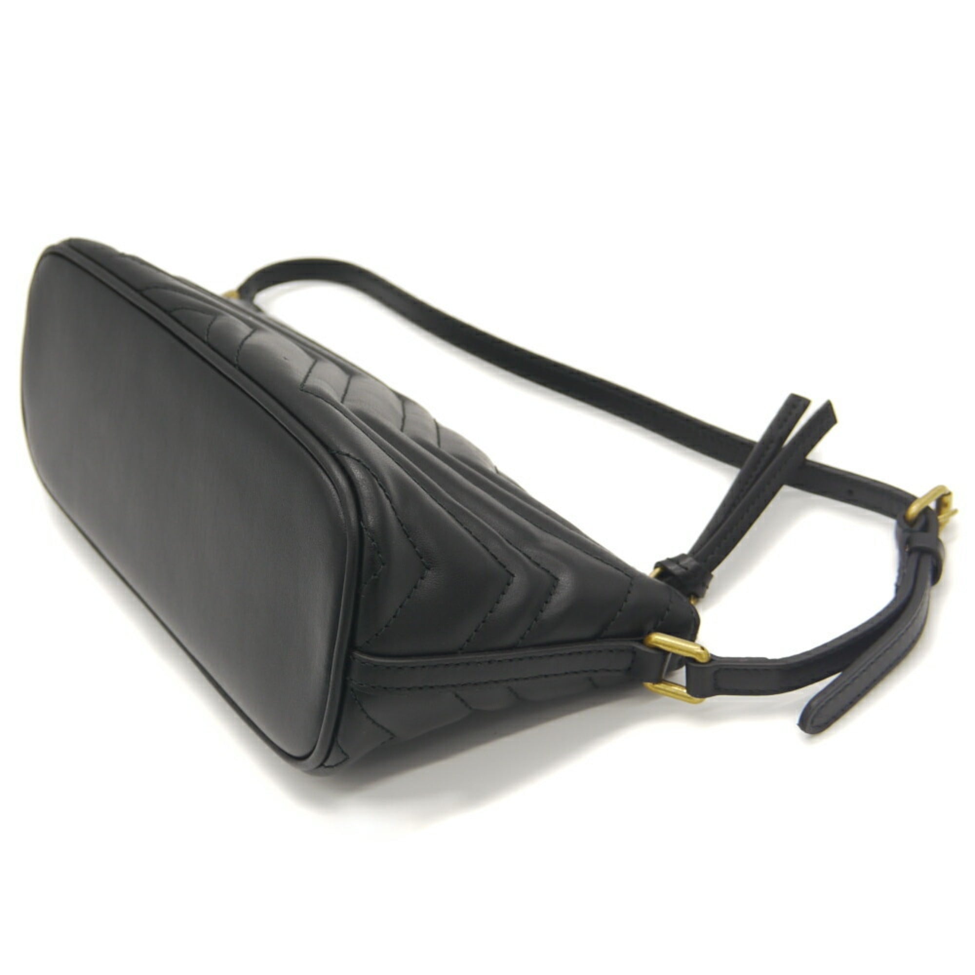 Gucci Black Leather Handbag (Pre-Owned)