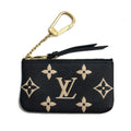 Louis Vuitton Monogram Empreinte Beige Bicolor Black Monogram Noir Monogram Empreinte Coin Purse/Coin Case (Pre-Owned)