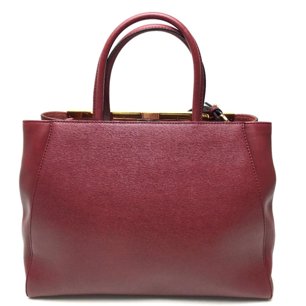 Fendi Red Leather Handbag (Pre-Owned)