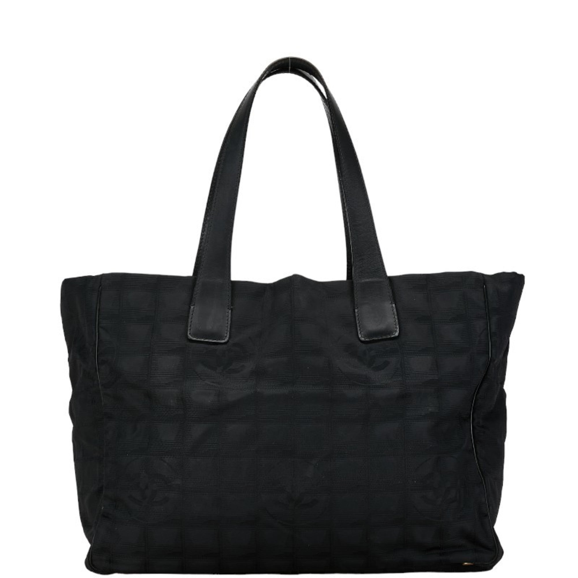 Chanel New Travel Line Black New Travel Line Pochette Pouch Tote Bag (Pre-Owned)
