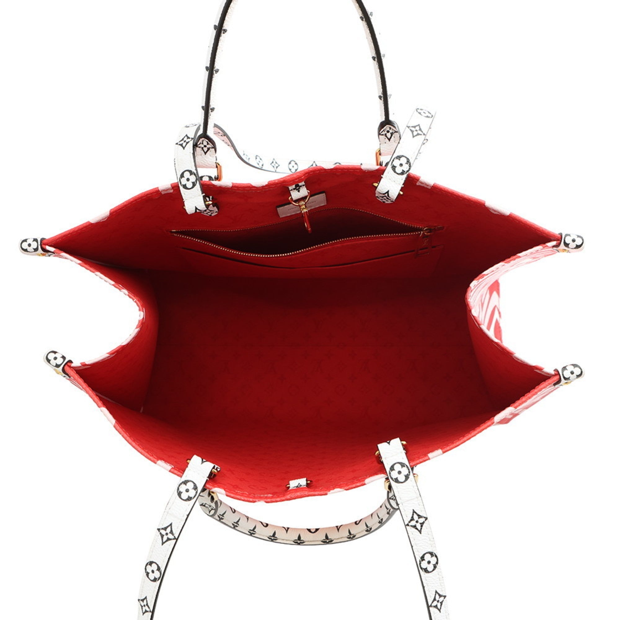 Louis Vuitton Monogram Red Color Monogram Shoulder Bag Tote Bag (Pre-Owned)