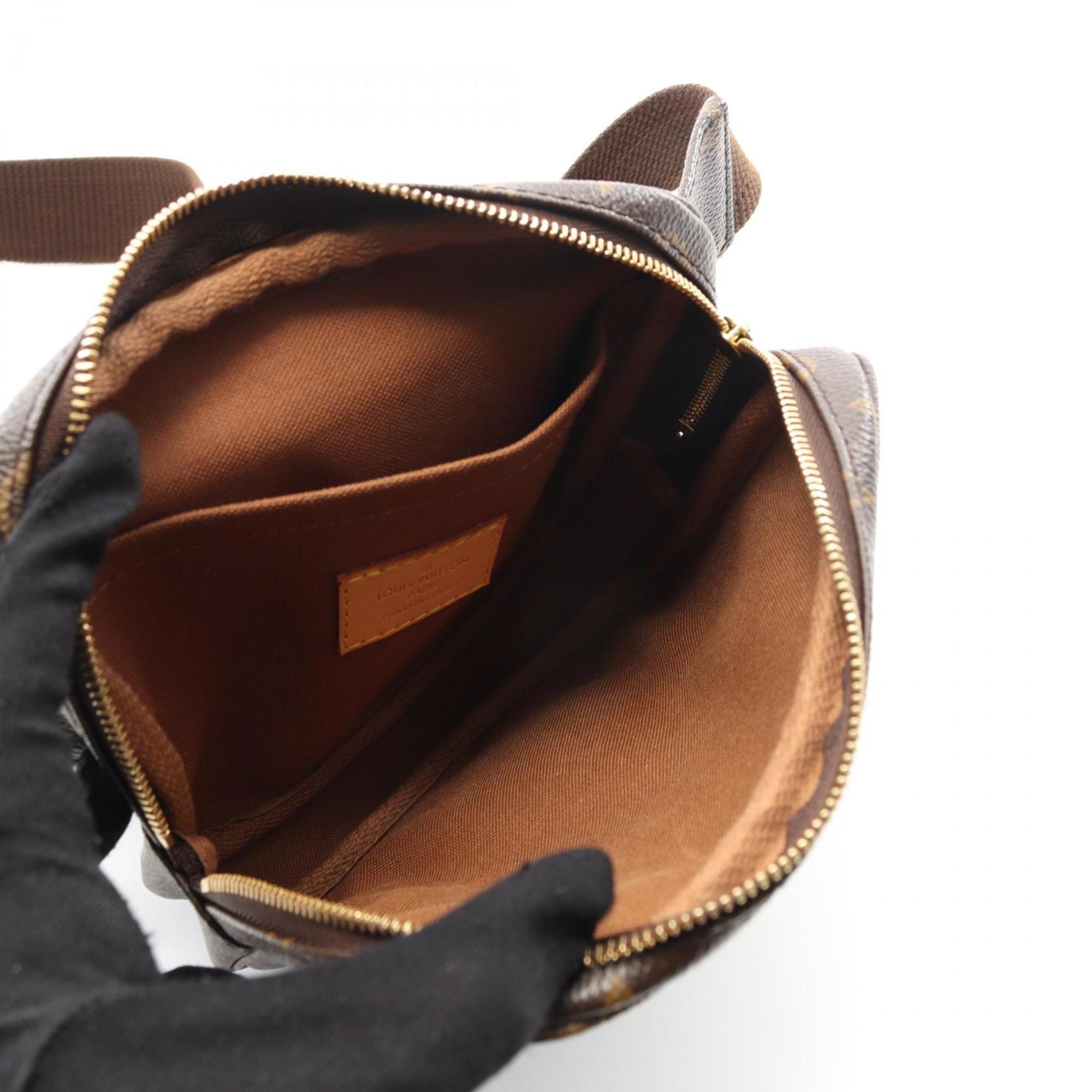 Louis Vuitton Brown Pvc Coated Canvas Leather Fanny Pack (Pre-Owned)