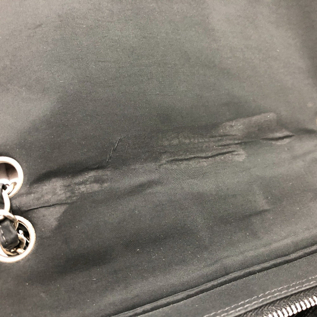 Chanel Black Cloth Shoulder Bag (Pre-Owned)