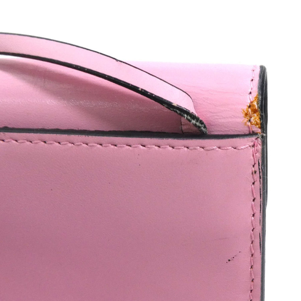 Prada Pink Leather Pochette (Pre-Owned)