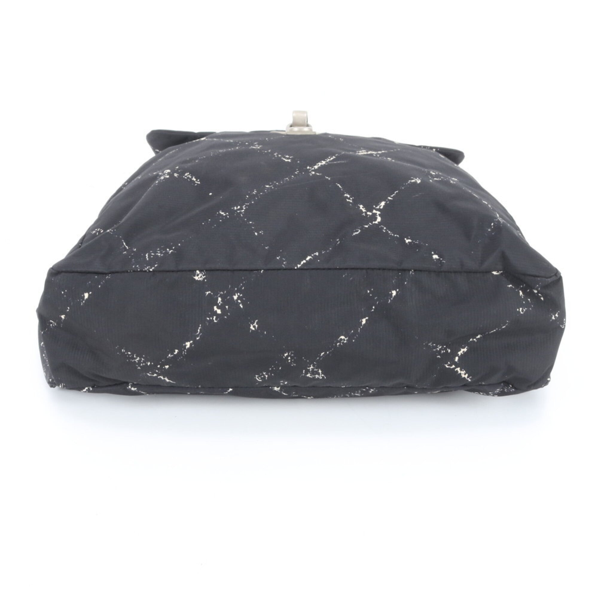 Chanel Travel Line Black White Backpack (Pre-Owned)